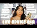 Pressure and Self-Doubt? Love or Career? | LIFE ADVICE Q&amp;A bc why not haha (Philippines)