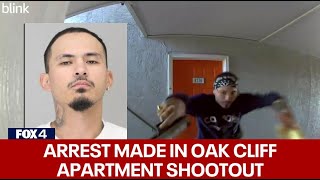 Arrest made in Oak Cliff apartment shootout with burglary suspect posing as maintenance man