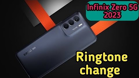 How To Change Ringtone In Infinix Zero 5G 2023, Ringtone SettingHow To Change Ringtone