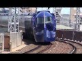 【HD】特急ラピート、青赤の競演 岸和田駅