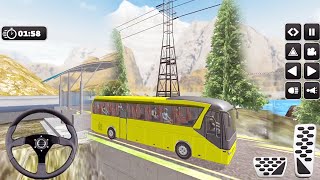 Offroad Coach Bus Driving Simulator - Uphill Mobile Bus Transporter Drive - Android Gameplay screenshot 4