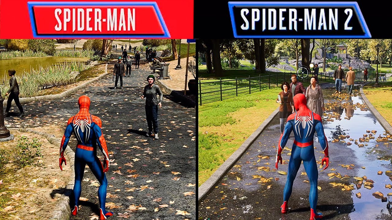 Comparativo confirma melhorias em Spider-Man 2 entre trailers