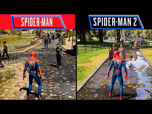 Comparativo confirma melhorias em Spider-Man 2 entre trailers