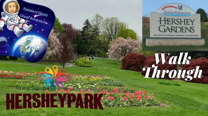 Walkthrough of Hershey Park Gardens in Hershey, PA - Full 4K