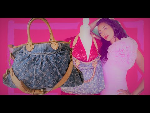 Louis Vuitton Neo Cabby denim pink review #bagreview #DenimLV