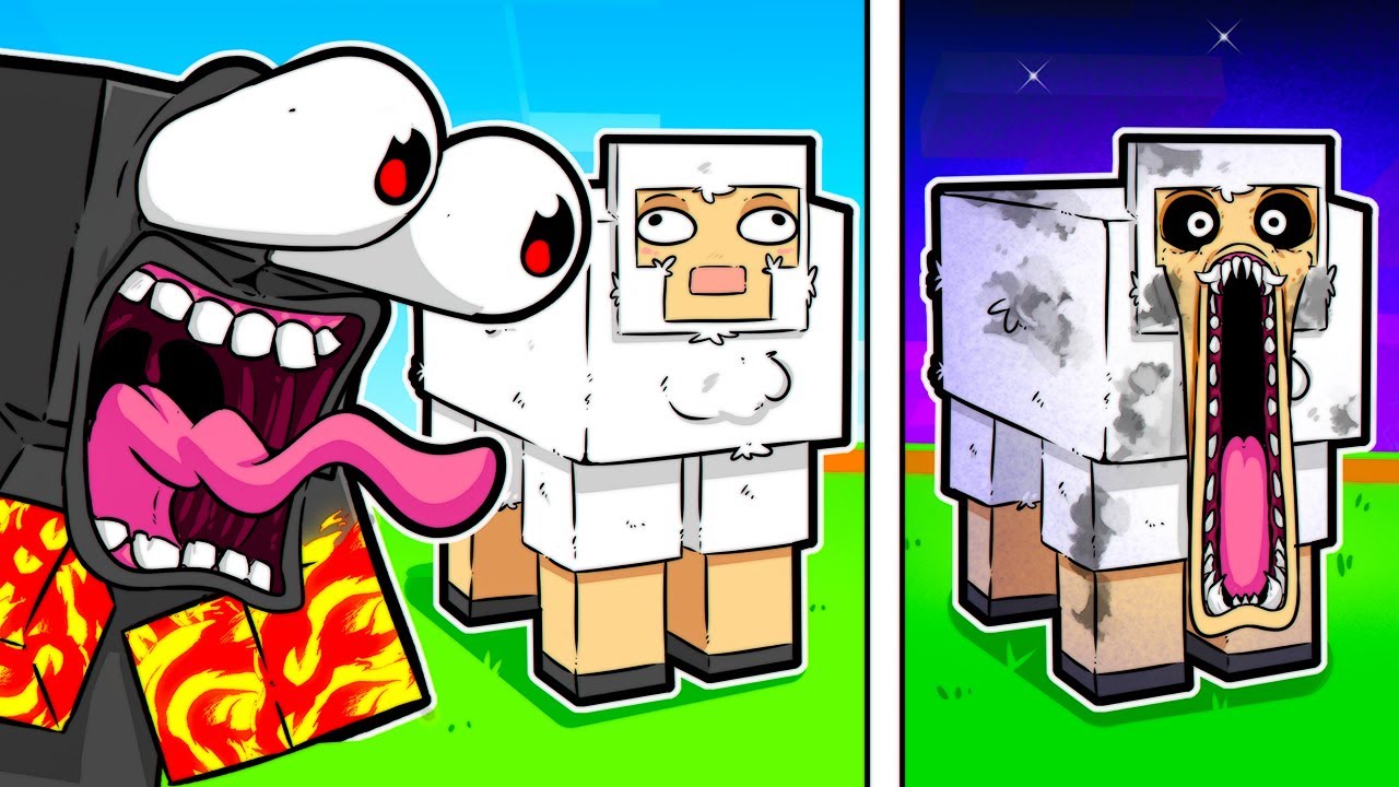 Что делают знаменитые монстры в Minecraft когда ты уходишь…