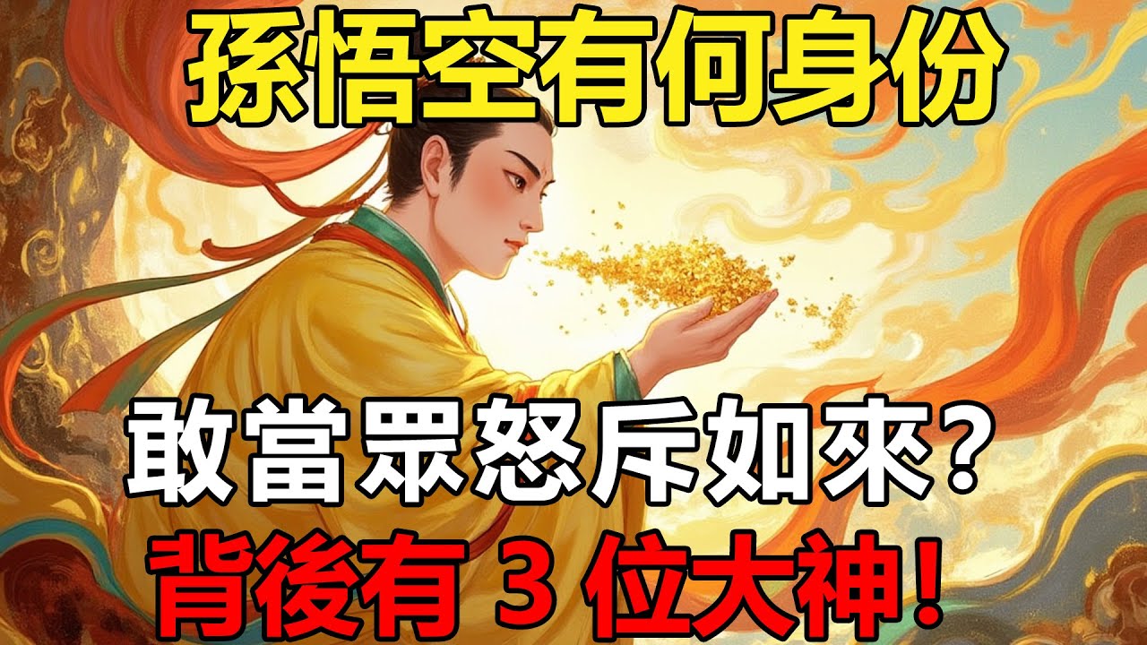 孫悟空當眾怒斥如來，佛祖為何不怒反笑？原來猴子背後還站著3位大神！【佛學|神話傳說|故事|悟空|西遊】