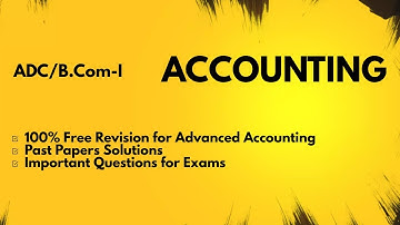 Free Revision of Accounting with Important Questions & Solutions (ADC/B.Com - II)