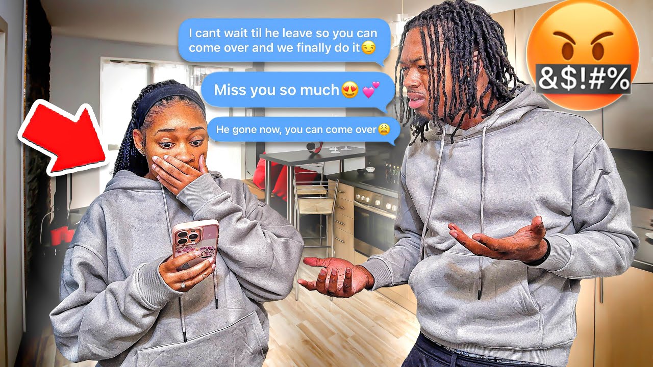 SENDING THE WRONG TEXT MESSAGE PRANK ON BOYFRIEND *GONE CRAZYYY* - YouTube