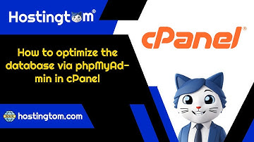 How to optimize the database via phpMyAdmin in cPanel with Hostingtom