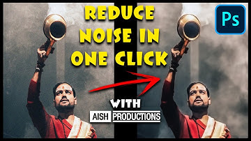 Reduce noise in one click, in Photoshop\\ Photoshop tutorial // noise reduction with AISH