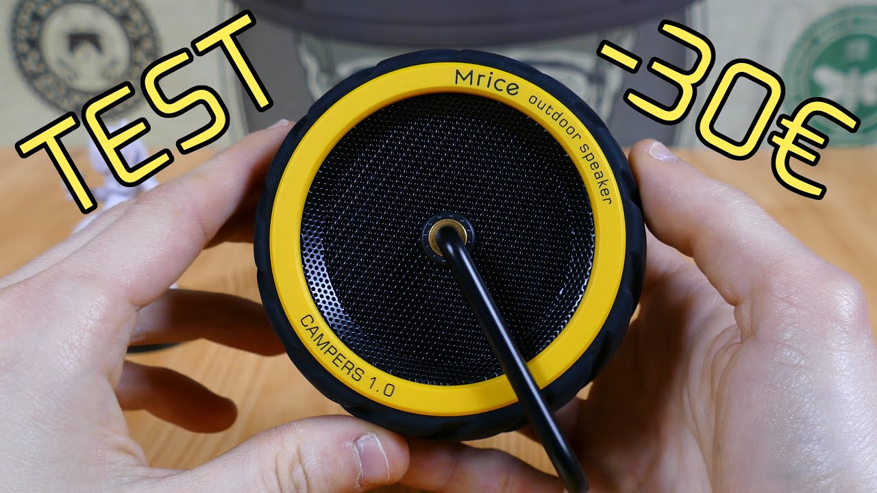 MRICE CAMPERS - Une Enceinte Bluetooth à moins de 30 € - YouTube