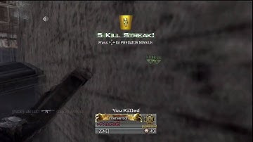 Lucky predator missile?  CoD MW2 - HD