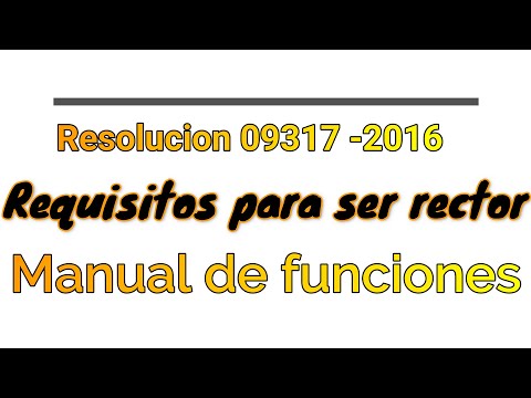 Video: ¿Qué hace a un buen rector de universidad?