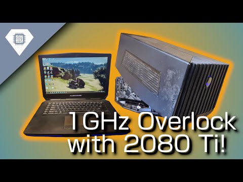 External GPU on a 7 Year Old Overclocked Laptop Alienware Graphics Amplifier in 2022