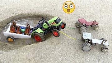 diy tractor Diwali anar in mud mini science project ||