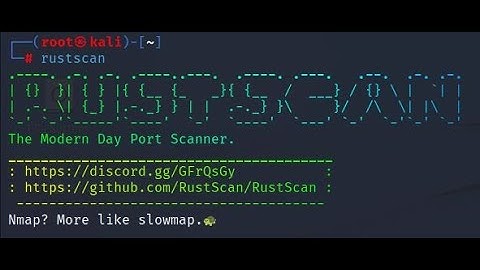 How to Install Rustscan in Kali Linux Via Docker