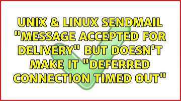 Sendmail "Message accepted for delivery" but doesn