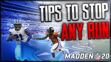 How to STOP the run in Madden 20 - BEST Run Defense in Madden 20! - Madden 20 tips and glitches