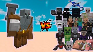 Absorber  vs ALL Mobs Minecraft | Minecraft Mobs Battle