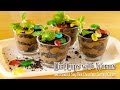 Dirt Cups with Worms (OREO Sand & Chocolate Custard Cream) みみず入り泥カップ (ダートカップ) - OCHIKERON