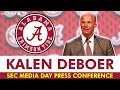 Kalen DeBoer SEC Media Day Press Conference: Talks Jalen Milroe, Alabama Recruiting, & Nick Saban