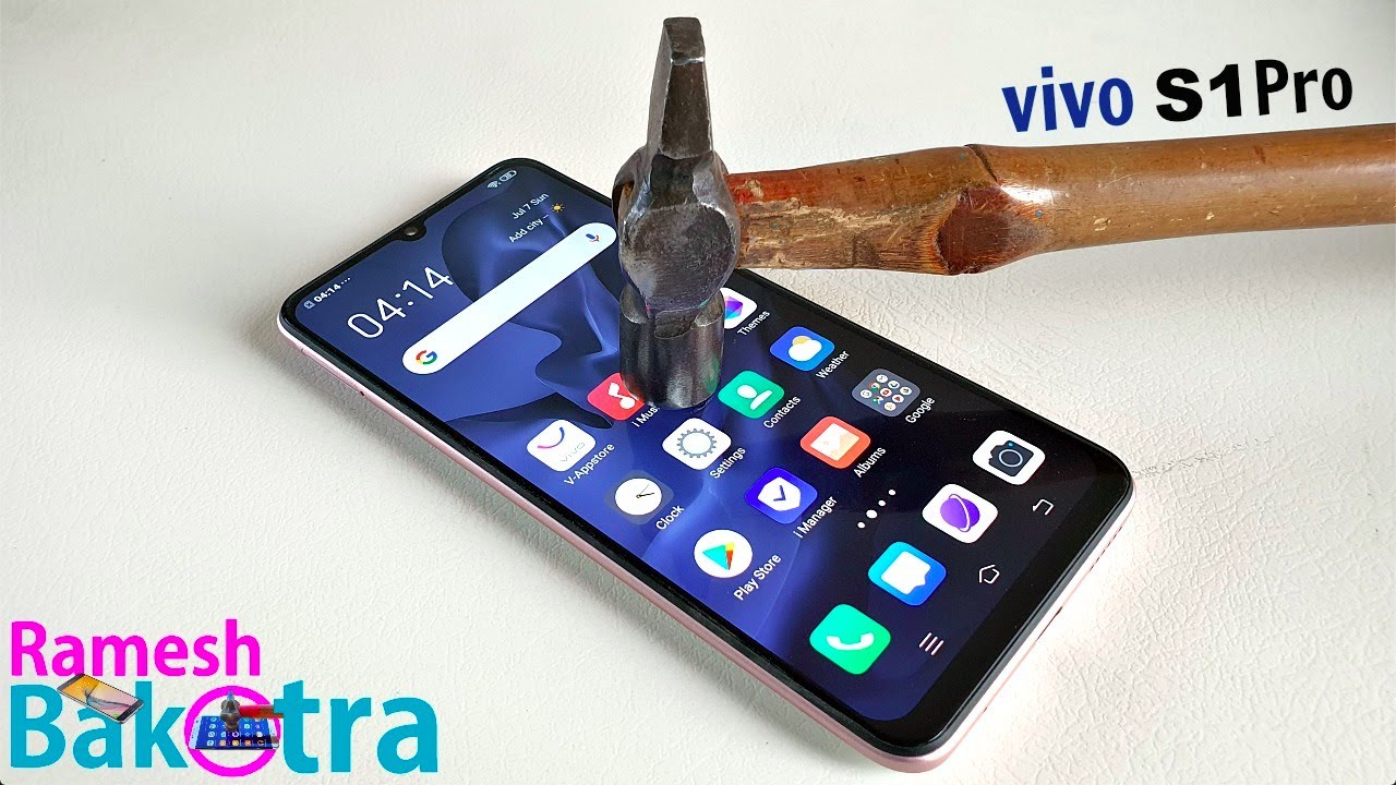 Vivo S1 Pro Screen Scratch Test