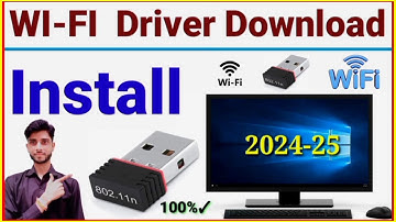 WIFI Driver For Windows 10 Pc Free Download || Wifi driver download & Install 2024 | PC, Laptop .