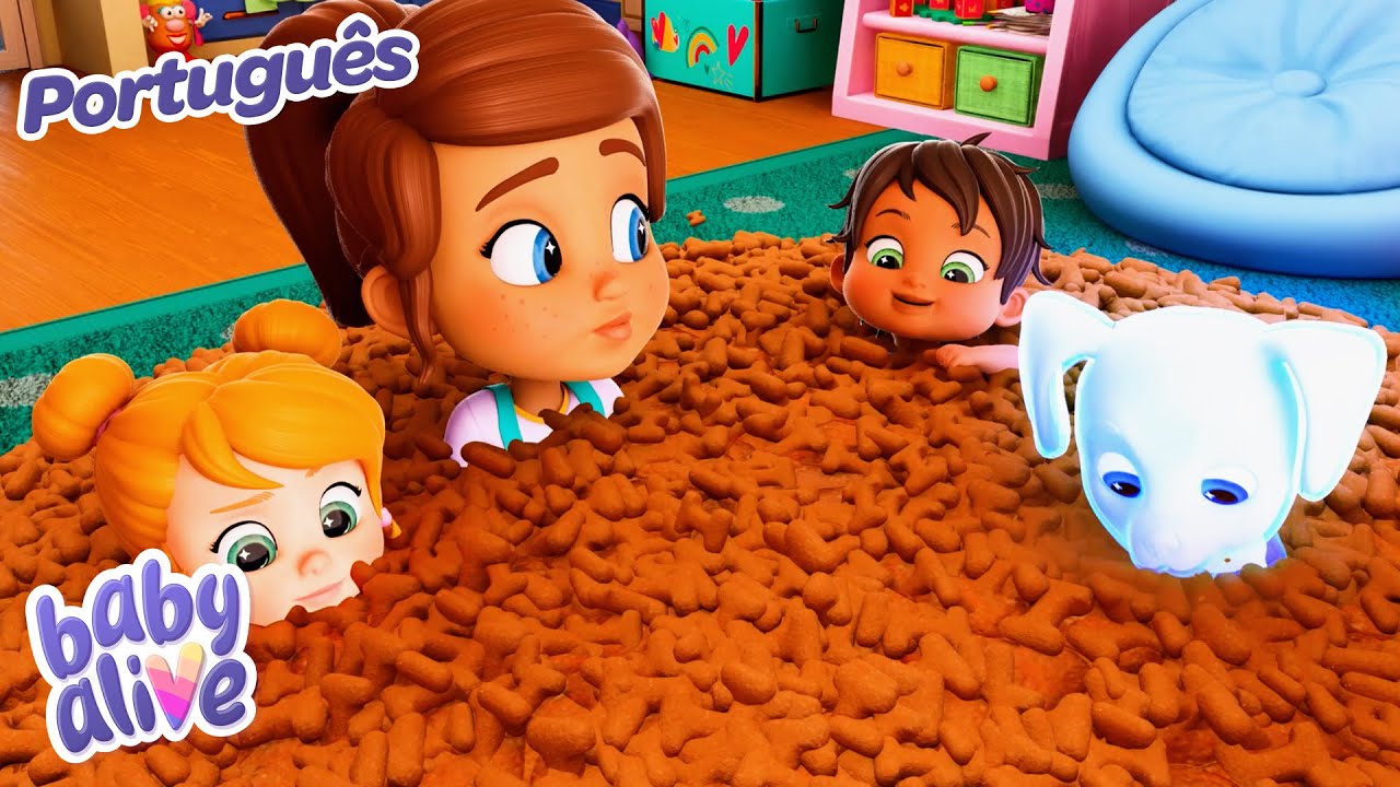 Preparando-Se Para O Filhote 🐶 Vídeos para bebés 🍼 Baby Alive em Português✨ Desenhos animados