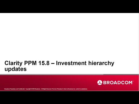 Clarity PPM Hierarchy