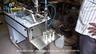 cpvc Upvc solvent cement filling capping machine