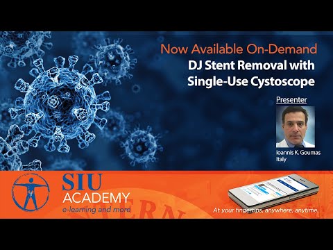 Clip: DJ Stent Removal With Single Use Cystoscope