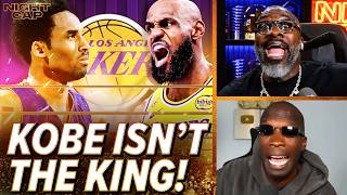 Shannon Sharpe FURIOUS Lakers fans WON'T ADMIT LeBron James is BETTER than Kobe Bryant! | Nightcap