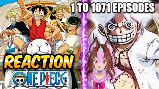 Reacting To 1 Second Of EVERY Episode of One Piece