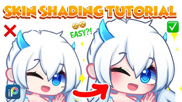 Skin Shading Tutorial - Easy - IbisPaintX- Gacha Club