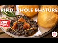 Pindi Chole Bhature Recipe | No Onion, No Garlic, No Tomato | Fluffy Bhatura | Chef Sanjyot Keer