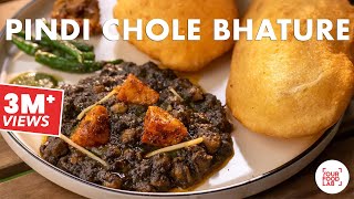 Pindi Chole Bhature Recipe | No Onion, No Garlic, No Tomato | Fluffy Bhatura | Chef Sanjyot Keer