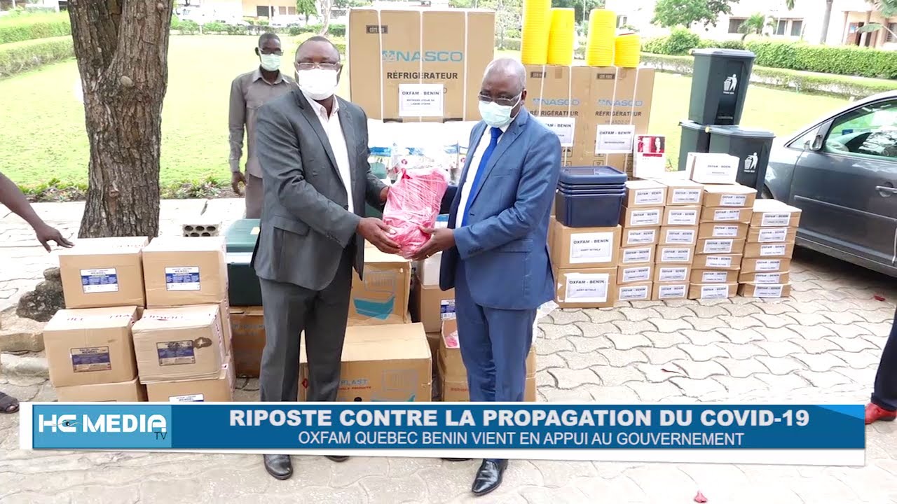 COVID-19: OXFAM QUEBEC AU SECOURS DU GOUVERNEMENT BENINOIS
