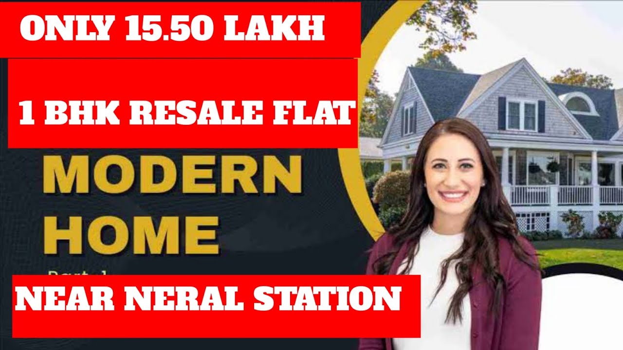 1bhk Resale Flat Only15.50 LAKH Neral Rera Project