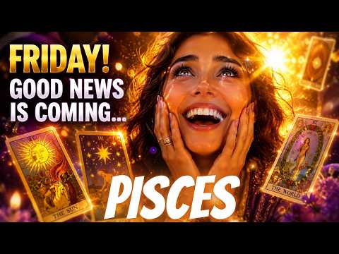 PISCES 🫶🏻😍 FRIDAY! Good News Is Coming… Something Will Put a Big Smile on Your Face! 🥰