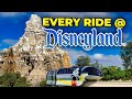 Every ride at Disneyland