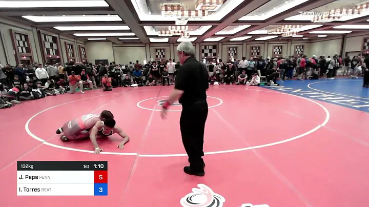 132 Kg Round Of 32 - Jaden Pepe, Pennsylvania Vs I...