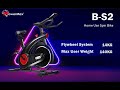 Powermax fitness bs2 home use group bikespin bike  adjustable foot strap for home workout