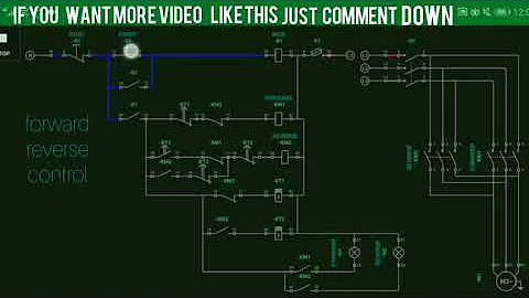 Forward reverse motor control,[SIMURELAY]