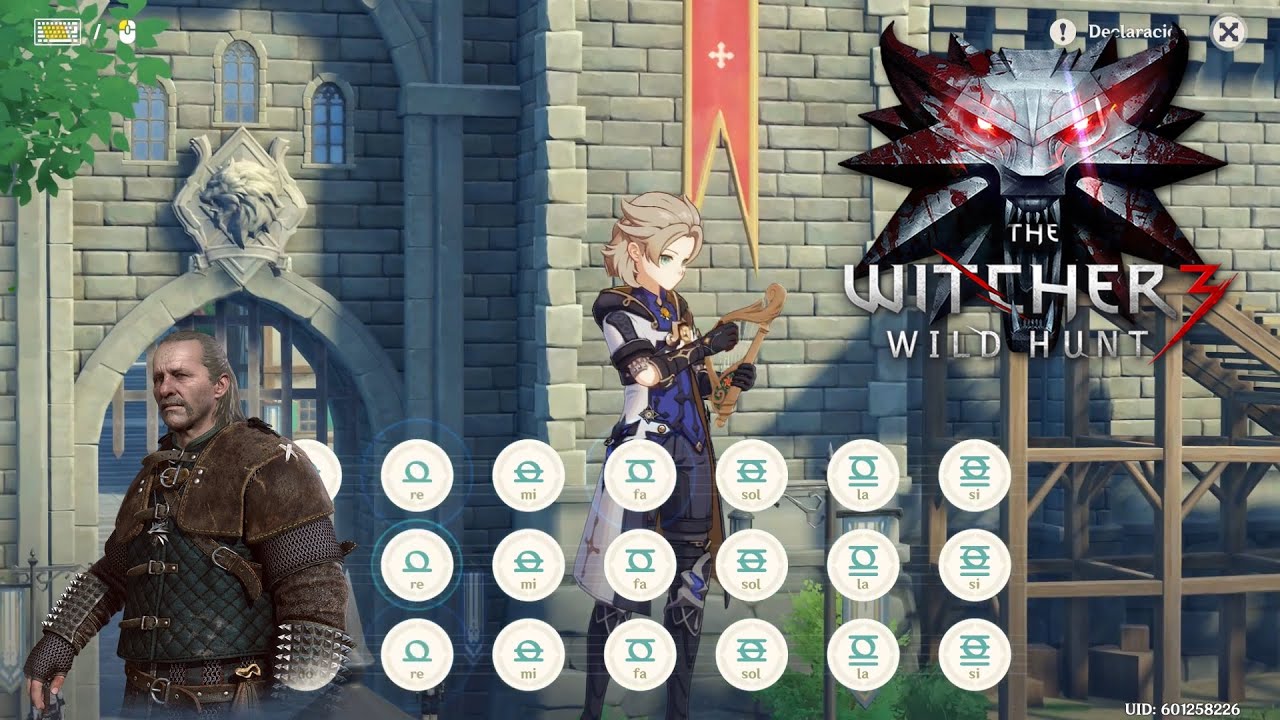 Kaer Morhen Theme - The Witcher 3 OST Genshin Impact Lyre