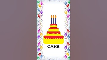 #illustrator #cake #how #design #artwork#birthday