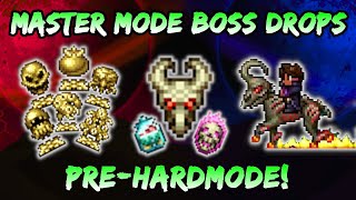 What are the master mode terraria journey's end boss drops in 1.4? i
show all pre-hardmode includi...