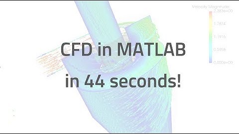 QuickerSim CFD Toolbox for MATLAB - Teaser