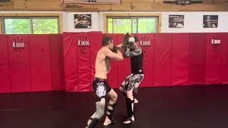 Lukas the Hockey Player “Training MMA”