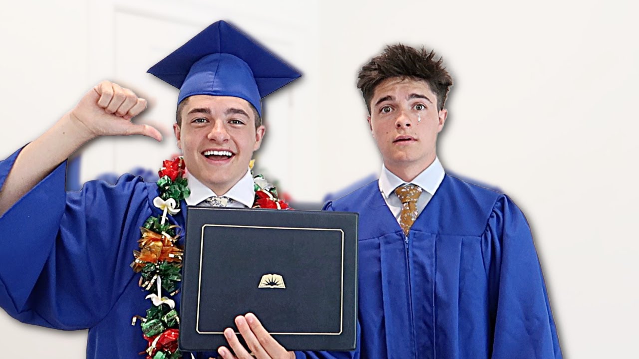 Identical Twins High School Graduation Vlog *His Name Wasn't Announced...* Brock and Boston